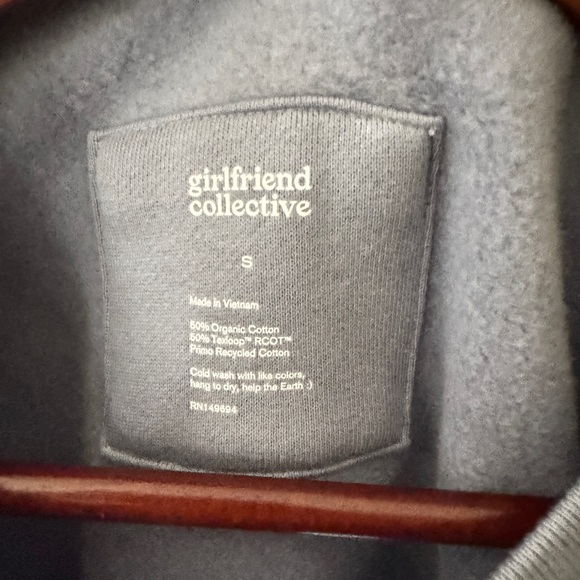 💜 Girlfriend Collective Cropped Sweatshirt | Size Small ✨ - Picture 2 of 6